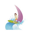 water surfing