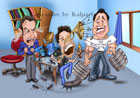 www.kalpart.com Cartoon Style Group Caricature