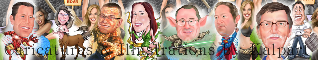 Kalpart Caricatures and Illustrations