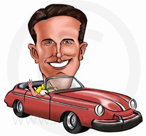 Funny Car Caricatures Drawings www.kalpart.com