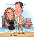 www.kalpart.com Couple caricature